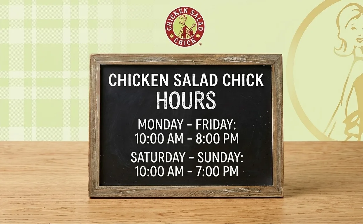 Chicken Salad Chick Hours